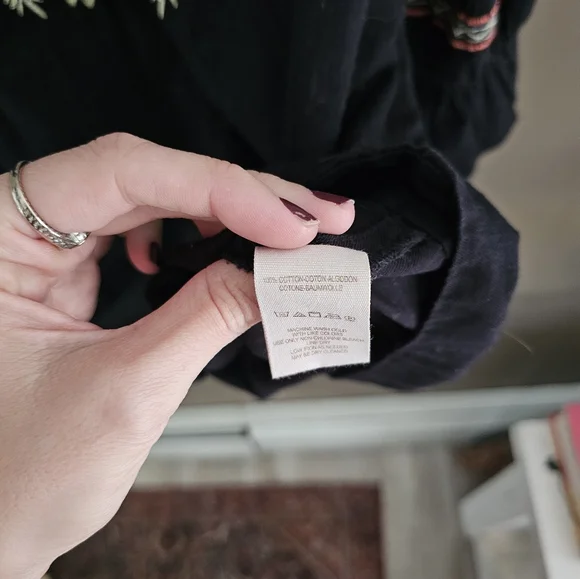 Free people Fleur Du Jour Cotton Embroidered Mini dress Retail $148 - Picture 10 of 10